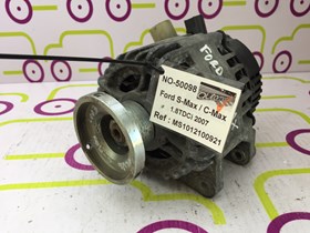 Alternador  Ford S-Max 1.8 TDCi 125 Cv de 2007 - Ref OEM : MS1012100921